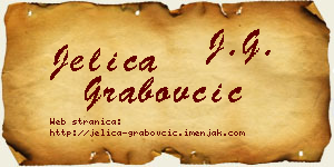 Jelica Grabovčić vizit kartica